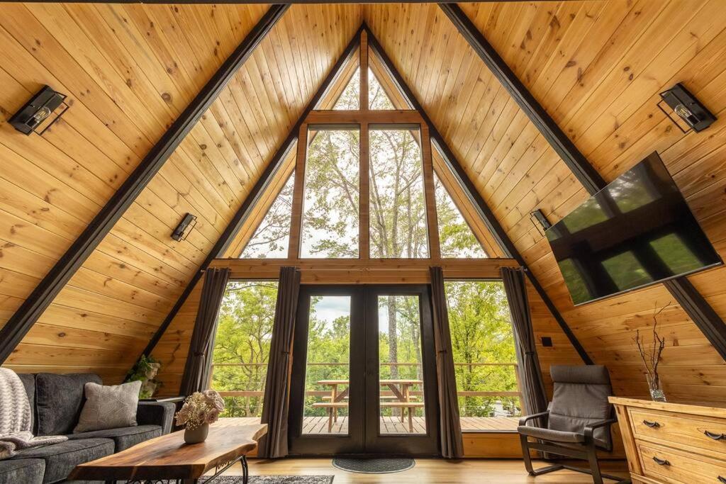 Valhalla Cabins Aframes With Hot Tubs & Sauna Cosby Экстерьер фото