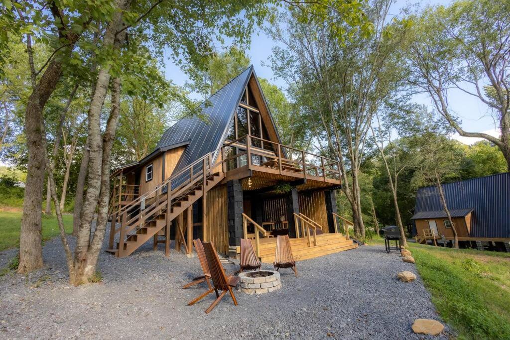 Valhalla Cabins Aframes With Hot Tubs & Sauna Cosby Экстерьер фото