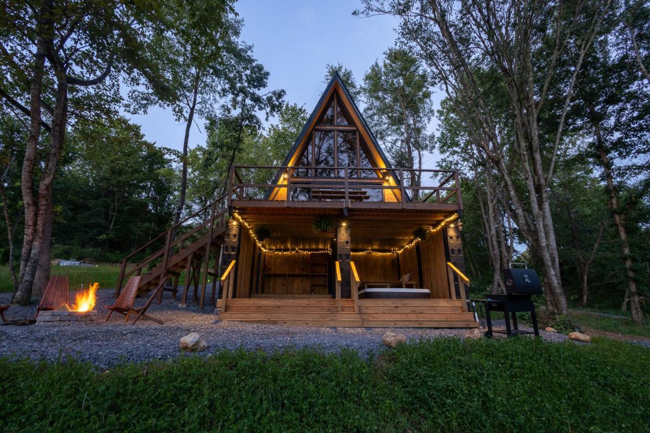 Valhalla Cabins Aframes With Hot Tubs & Sauna Cosby Экстерьер фото
