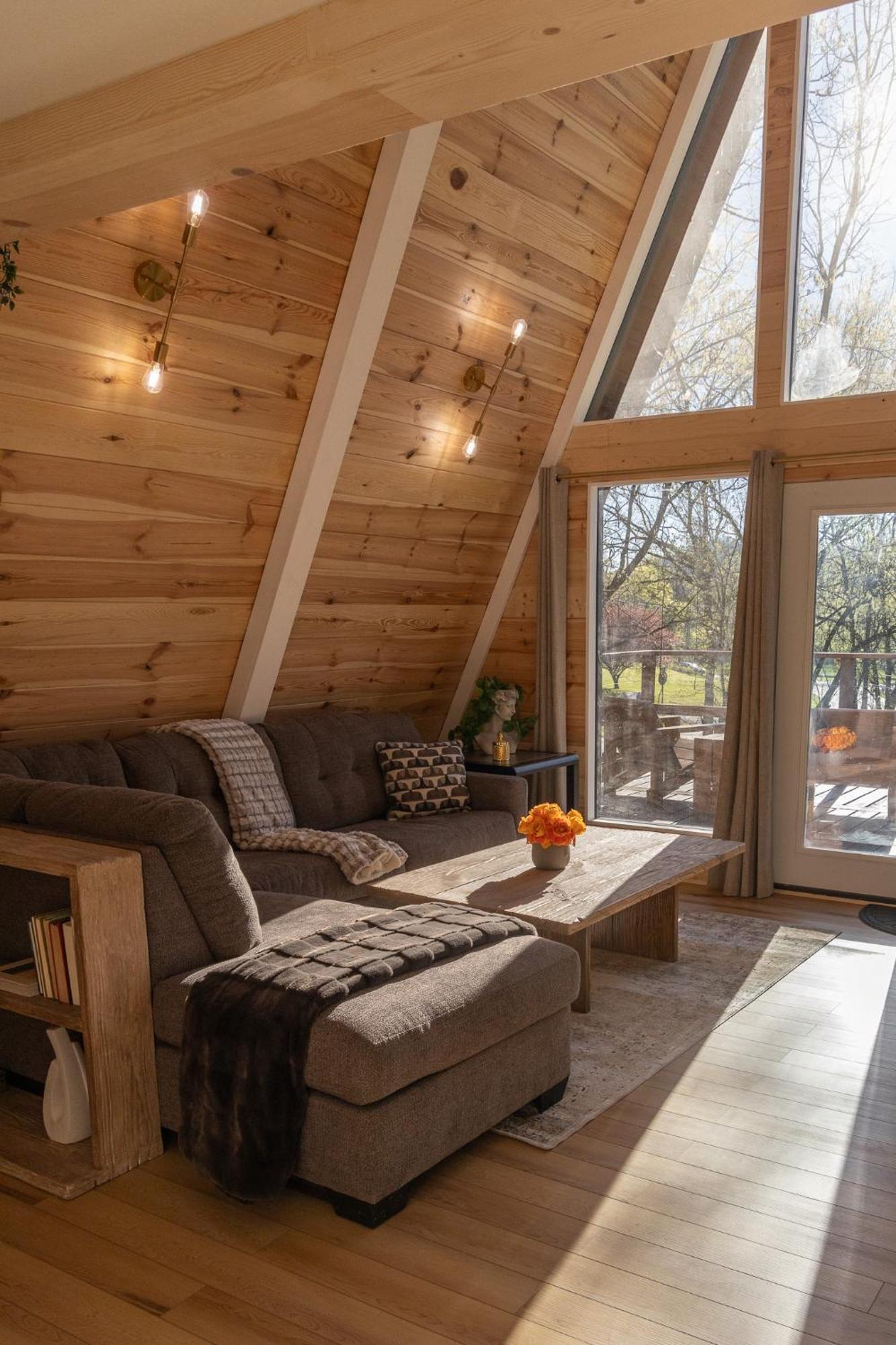 Valhalla Cabins Aframes With Hot Tubs & Sauna Cosby Экстерьер фото